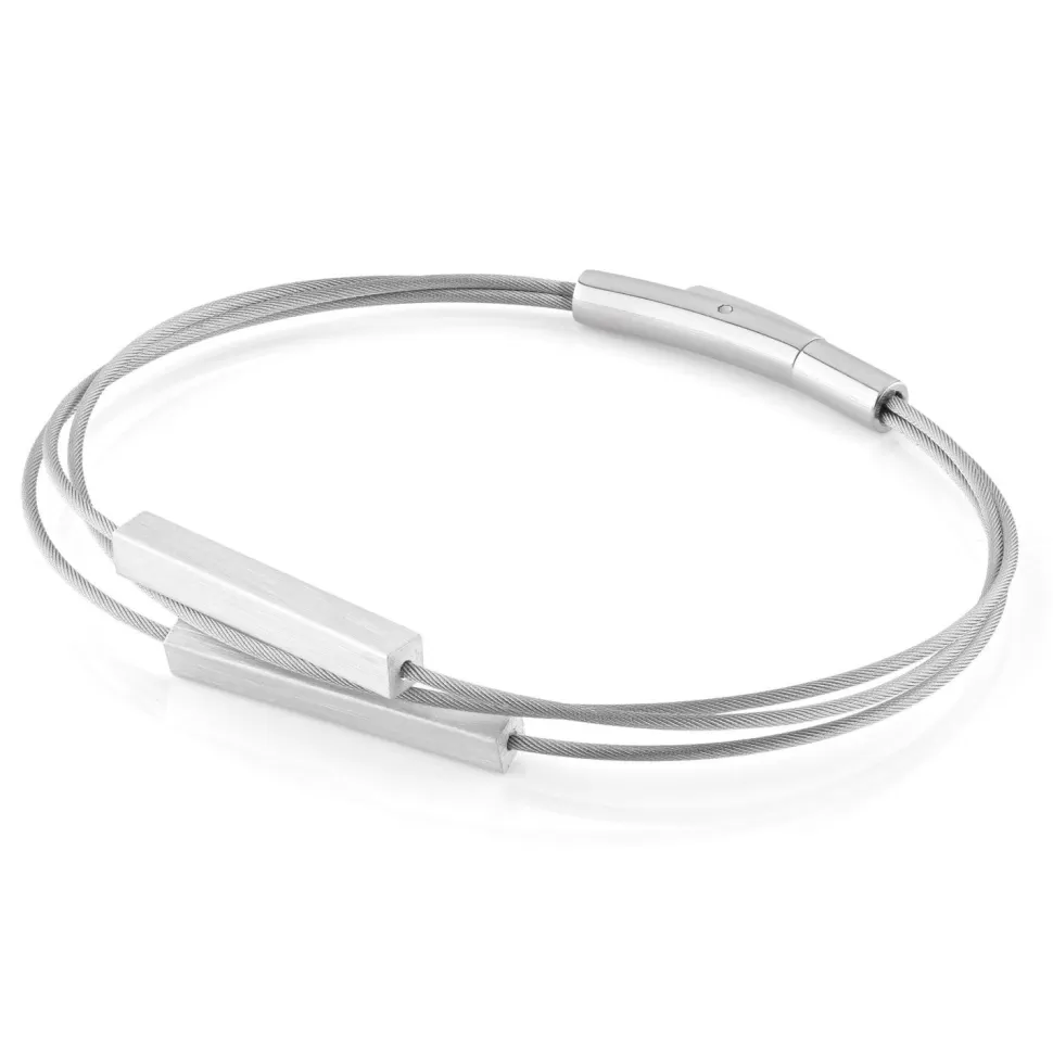 Best Sale CLIC by Suzanne Armband Staafjes Zilver A243