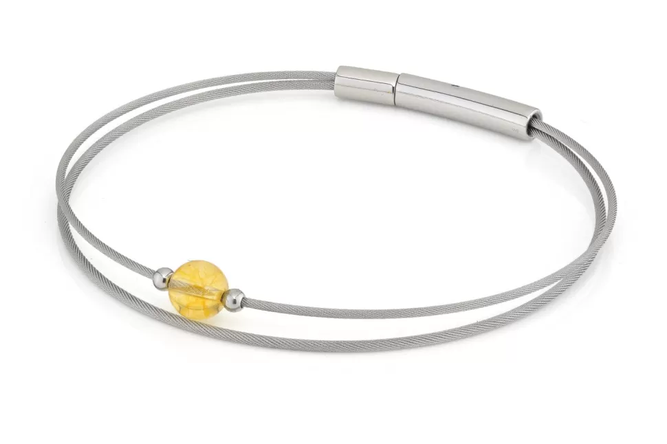 Hot CLIC by Suzanne Thinking Of You Edelsteen Armband Citrien Zilver